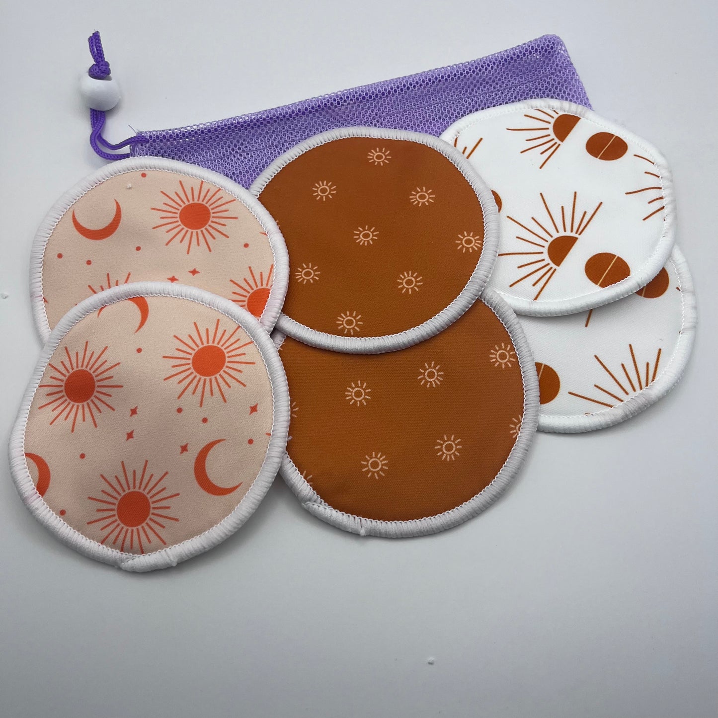 Reusable Bamboo Breast Pads - set of 3 pairs 10cm