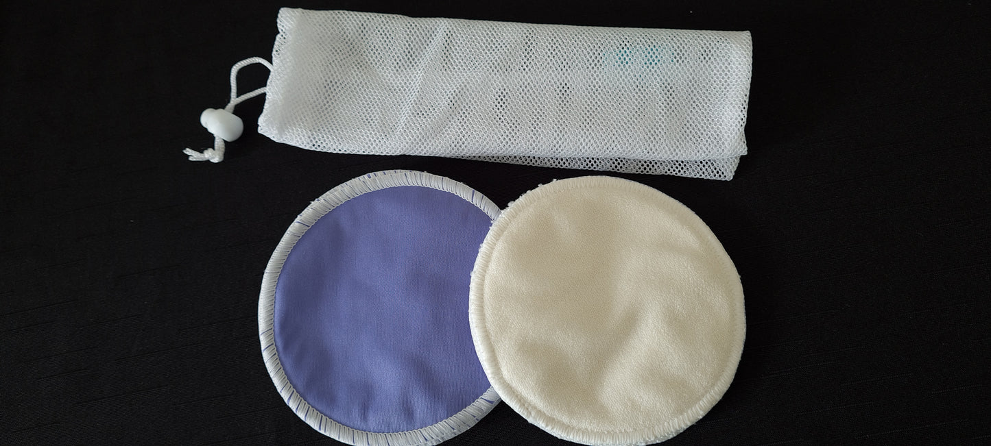 Reusable Bamboo Breast Pads - set of 3 pairs 12.5cm