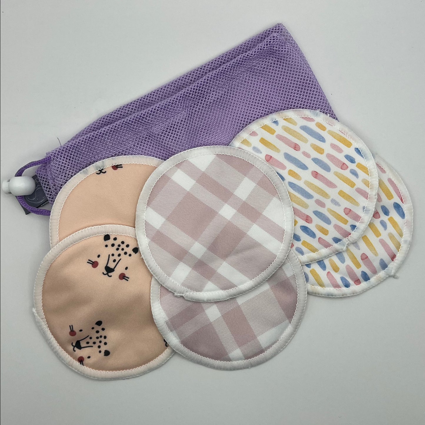 Reusable Bamboo Breast Pads - set of 3 pairs 10cm