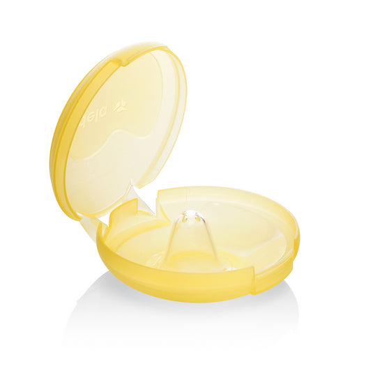 Image. Medela’s Contact™ nipple shields make breastfeeding possible when latching on is difficult or painful by protecting sore nipples and helping your baby attach more easily. Sizes 16mm, 20mm 24mm