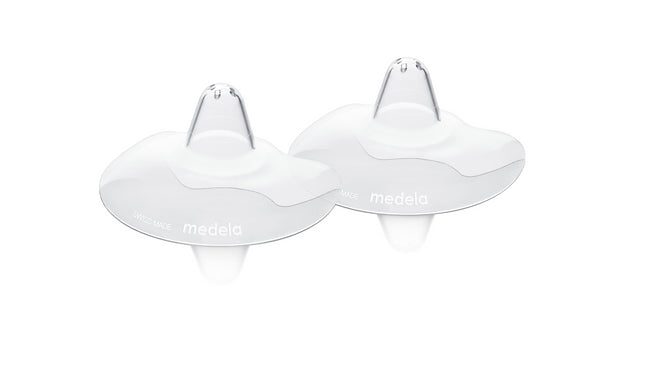 Image. Medela’s Contact™ nipple shields make breastfeeding possible when latching on is difficult or painful by protecting sore nipples and helping your baby attach more easily. Sizes 16mm, 20mm 24mm