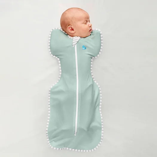 Image. Swaddle Up™ Lite 0.2 TOG - Olive. Light weight sleep suit for baby.