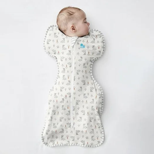 Image. Swaddle Up™ Original 1.0 TOG - Bunny design, baby sleep suit.