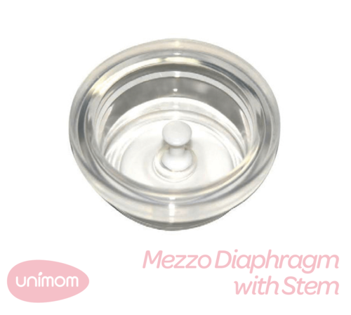 Image. Unimom Clear silicon part for top unit of the Mezzo Manual Breast Pump.