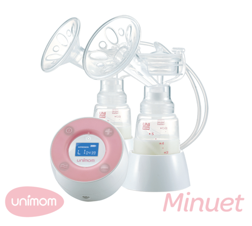 Image. Unimom Minuet double Breast pump with LCD display