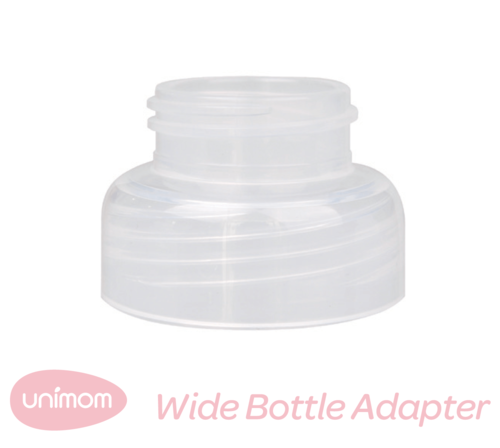 Image. Unimom This clever adapter allows you to pump directly from your Unimom pump into other standard wide top bottles. Fits all Unimom breast pumps. * Compatible with Avent bottles ** Not compatible with Tommee Tippee, NUK, Closer to Nature, or Dr Brown bottles.